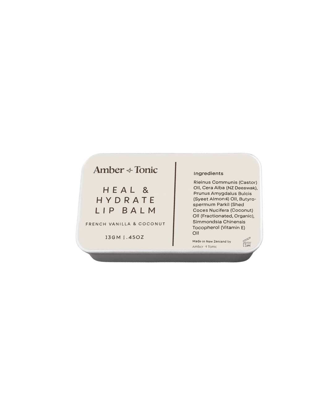 Heal & Hydrate Lip Balm French Vanilla and Coconut